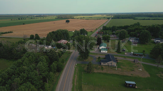 Golden Field Harvest Flyover at Shanly Crossroads