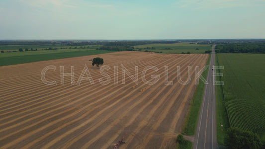Reverse Flyover from Harvest Fields to Shanly Crossroads