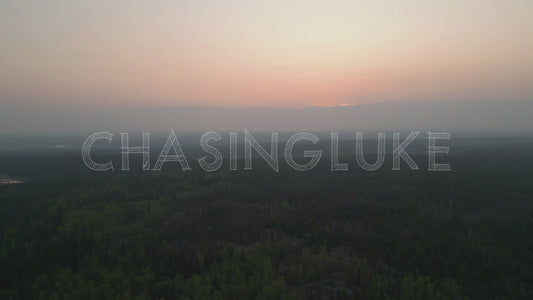 Wildfire Smoke Over Jack Pine Forests at Dusk