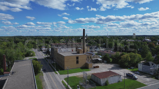 Aerial Over Perth’s Historic Industrial Zone Facing Southeast