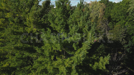 Rising Aerial Reveal of Perth Town Beside Tay River